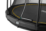 10ft Salta black Comfort Edition InGround Round Trampoline with Enclosure