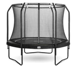 12ft Salta Black Round Premium Edition Trampoline with Enclosure