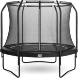 14ft Salta Black Round Premium Edition Trampoline with Enclosure