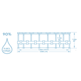 Bestway Round Steel Pro MAX™ Grey 16ft x 48" Above Ground Swimming Pool, Filter, Pump & Accessories