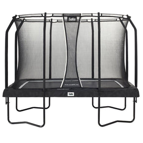 10ft x 7ft Salta Black Rectangular Premium Trampoline with Enclosure (5362)