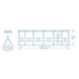 Bestway 15ft x 48" Steel Pro MAX Round Above Ground Swimming Pool