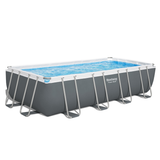 Bestway 18ft x 9ft x 48" Rectangular Steel Pro MAX™ Above Ground Swimming Pool, Filter Pump & Accessories
