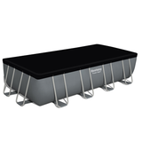Bestway 18ft x 9ft x 48" Rectangular Steel Pro MAX™ Above Ground Swimming Pool, Filter Pump & Accessories