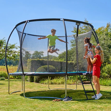 12ft Salta Cosmos Round Trampoline with Enclosure