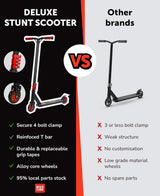 Black - Deluxe Stunt Scooter
