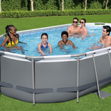 Bestway 16ft x 10ft x 42" Oval Steel Pro MAX Above Ground Swimming Pool, Filter Pump & Accessories