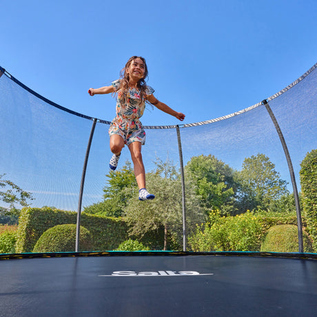 10ft Salta Cosmos Round Trampoline with Enclosure