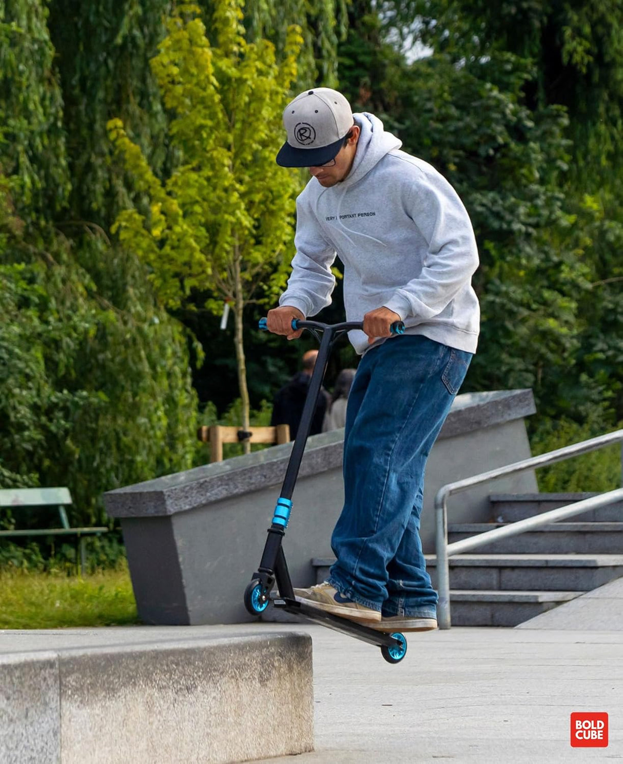 Cyan - Deluxe Stunt Scooter