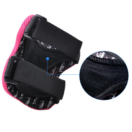 Hot Pink - Kids Protective Gear for Elbows, Knees & Wrists