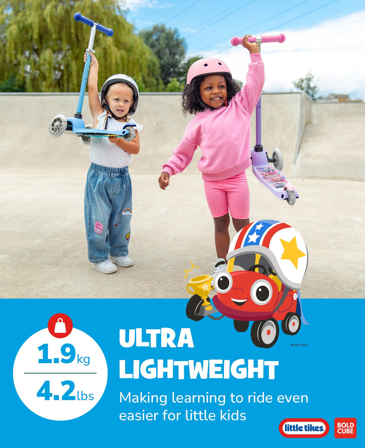 Little Tikes Kids 3 Wheel Scooter