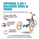 Trybike 2-in-1 Convertible Balance Bike & Trike