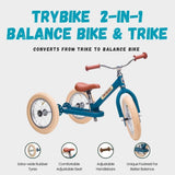 Trybike 2-in-1 Convertible Balance Bike & Trike