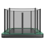 11ft x 8ft Akrobat Orbit Flat Rectangular Trampoline