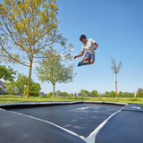 13ft x 8ft Salta Royal Baseground Black Rectangular Trampoline