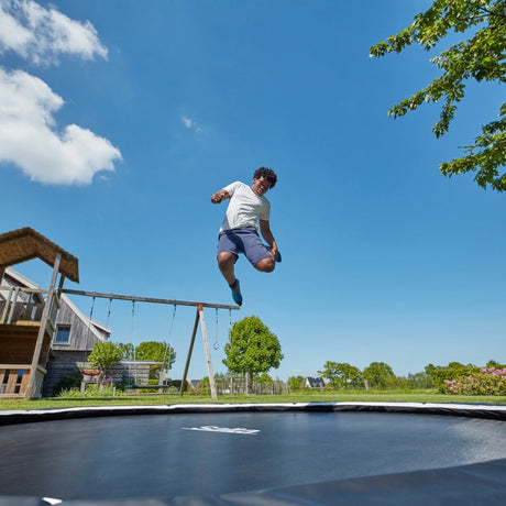 14ft Salta Royal Baseground Black Round Trampoline