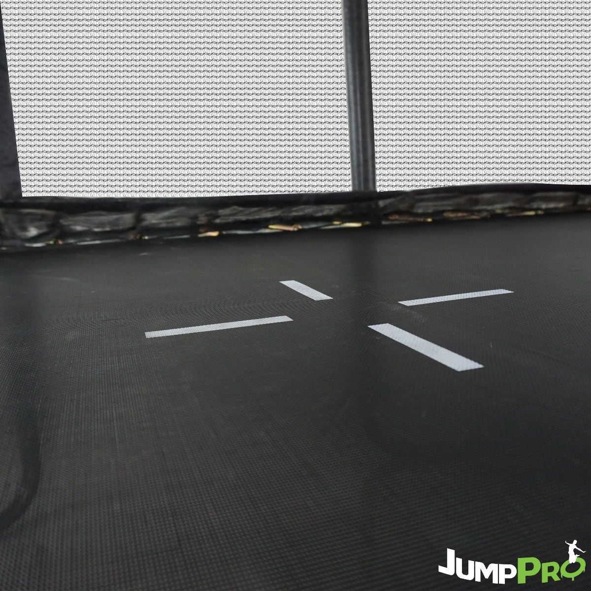 9ft x 6ft JumpPRO&trade; Xcel Black Rectangular Trampoline with Enclosure (JR96B)B