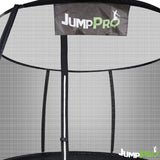 10ft JumpPRO&trade; Xcel Black Round Trampoline with Enclosure (J10B)B