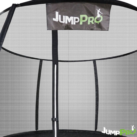 10ft JumpPRO&trade; Xcel Black Round Trampoline with Enclosure (J10B)B