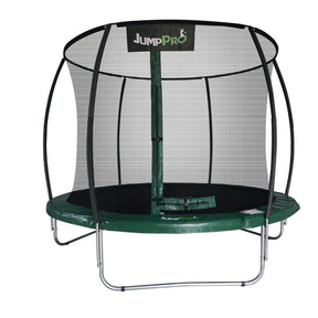 10ft JumpPRO&trade; Xcite Black Round Trampoline with Enclosure (J10G)