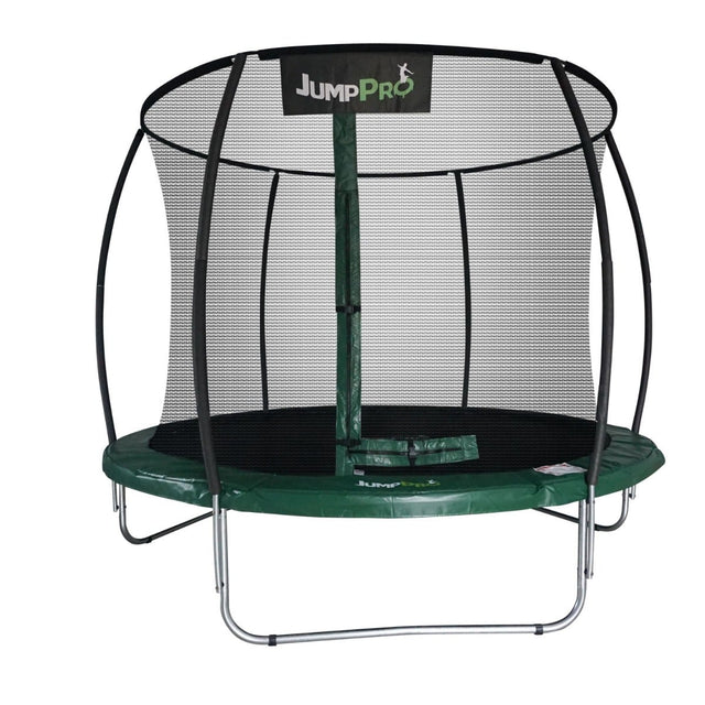 10ft JumpPRO&trade; Xcite Black Round Trampoline with Enclosure (J10G)