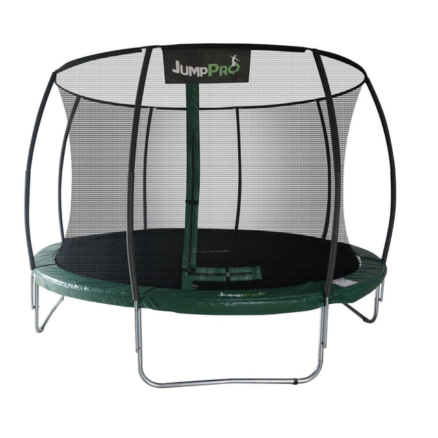 12ft JumpPRO&trade; Xcite Black Round Trampoline with Enclosure (J12G)