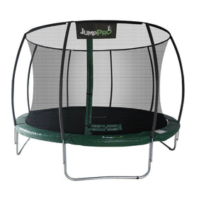14ft JumpPRO&trade; Xcite Black Round Trampoline with Enclosure (J14G)