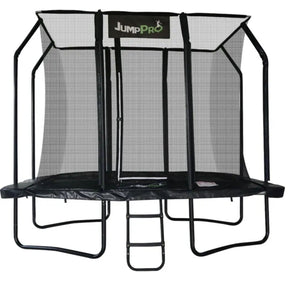 9ft x 6ft JumpPRO&trade; Xcel Black Rectangular Trampoline with Enclosure (JR96B)B