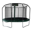 12ft x 8ft JumpPRO™ Xcite Black Oval Trampoline with Enclosure (JV128G)