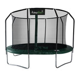 12ft x 8ft JumpPRO™ Xcite Black Oval Trampoline with Enclosure (JV128G)