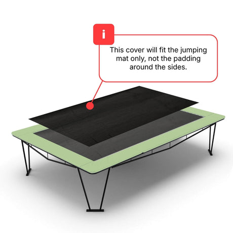 ** CLEARANCE ** - 13ft x 9ft Rectangular Trampoline Debris Cover