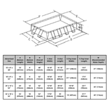 Intex 24ft x 12ft x 52" Ultra XTR Frame Rectangular Above Ground Swimming Pool with Sand Filter Pump and Accessories