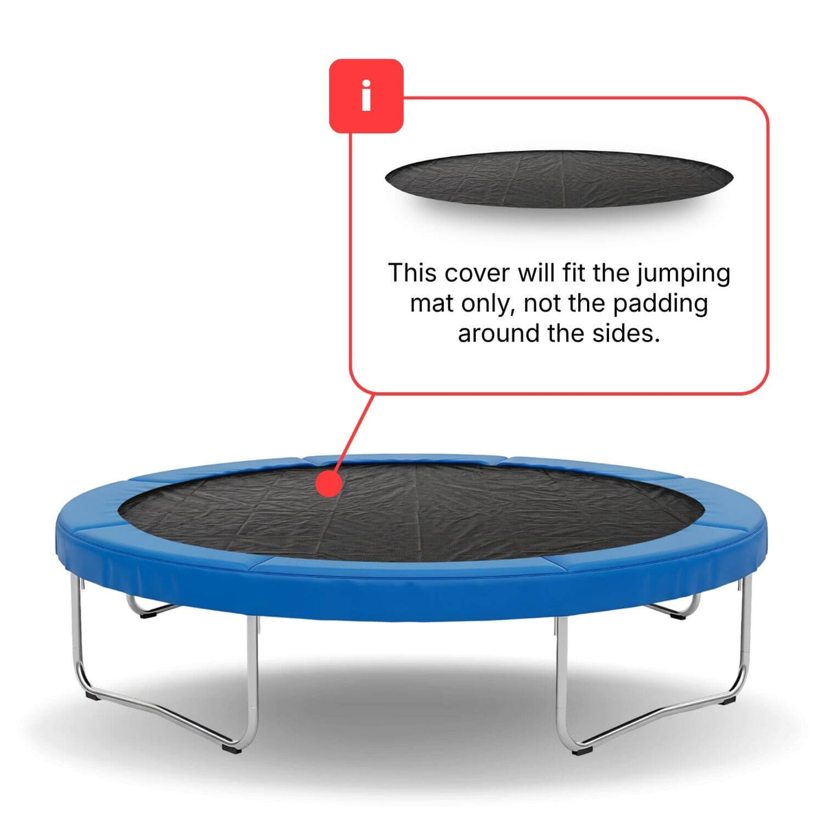 8ft Round Trampoline Debris Cover