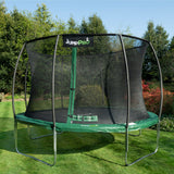 8ft JumpPRO™ Xcite Green Round Trampoline with Enclosure