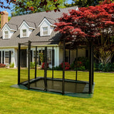 11ft x 8ft Akrobat Orbit Flat Rectangular Trampoline