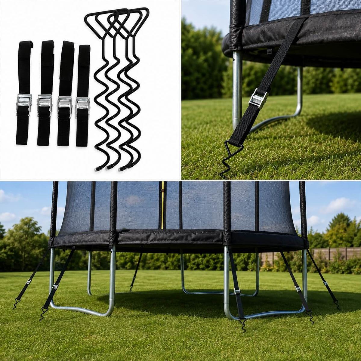Trampoline Winter Tie Down Kit