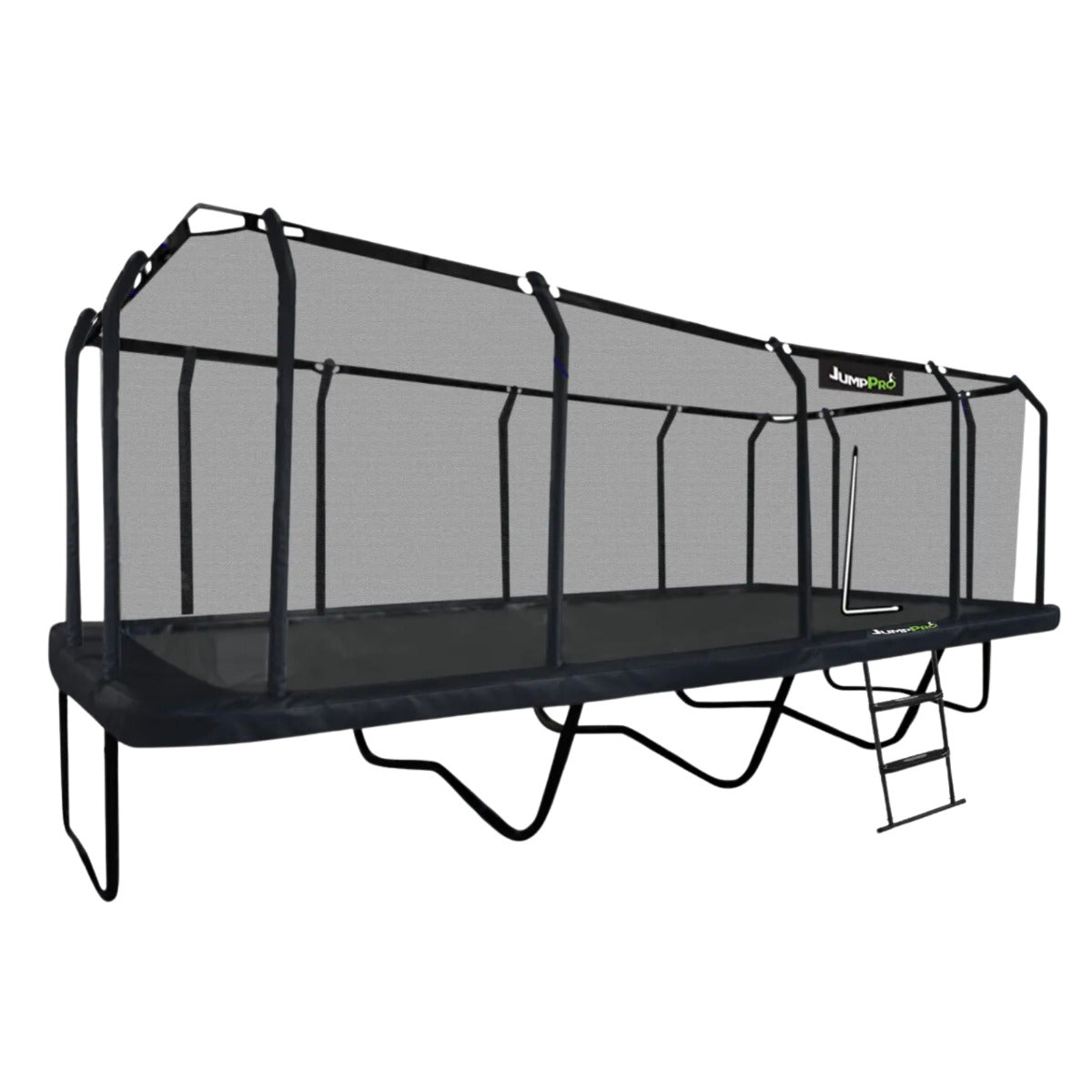23ft x 10ft JumpPRO® Xtra Giant Black Rectangular Trampoline - ** Plus 2 Free Trampoline Goals! **