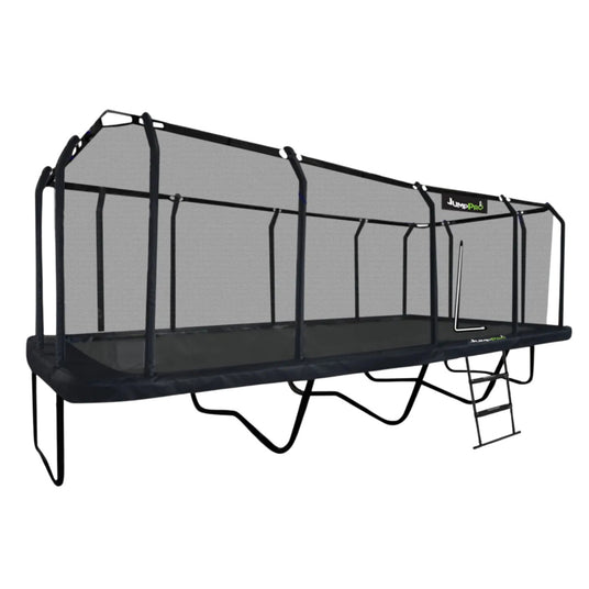 23ft x 10ft JumpPRO® Xtra Giant Black Rectangular Trampoline - ** Plus 2 Free Trampoline Goals! **