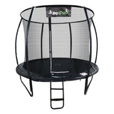 10ft JumpPRO® Xcel Black Round Trampoline with Enclosure